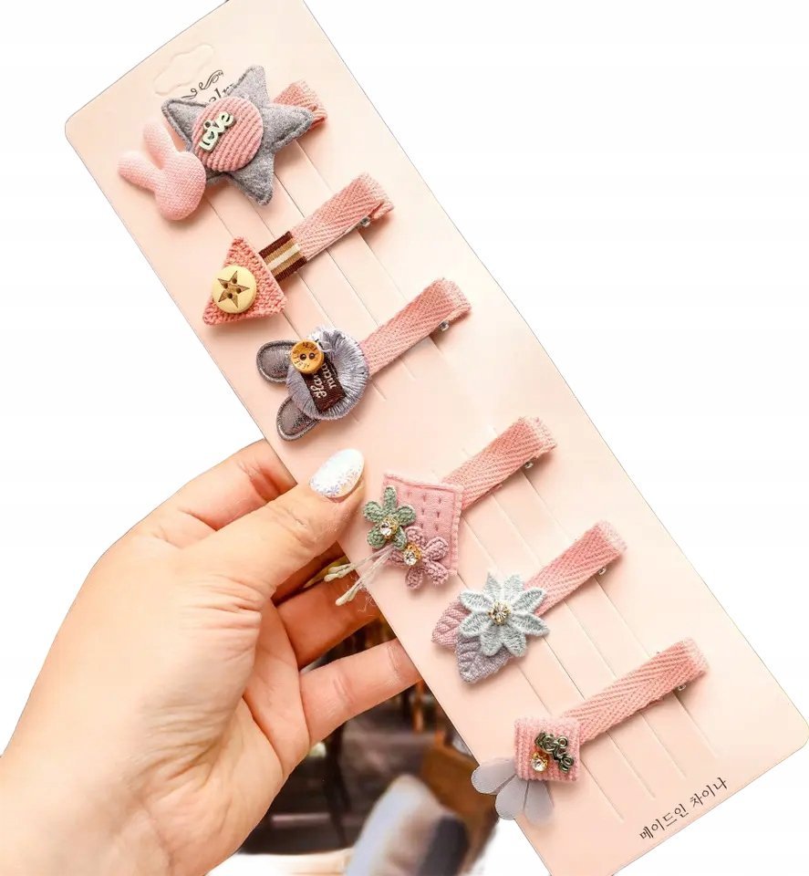 Komplet wsuwek, spinek do włosów Dziewczęcy Kolorowe typ XXX