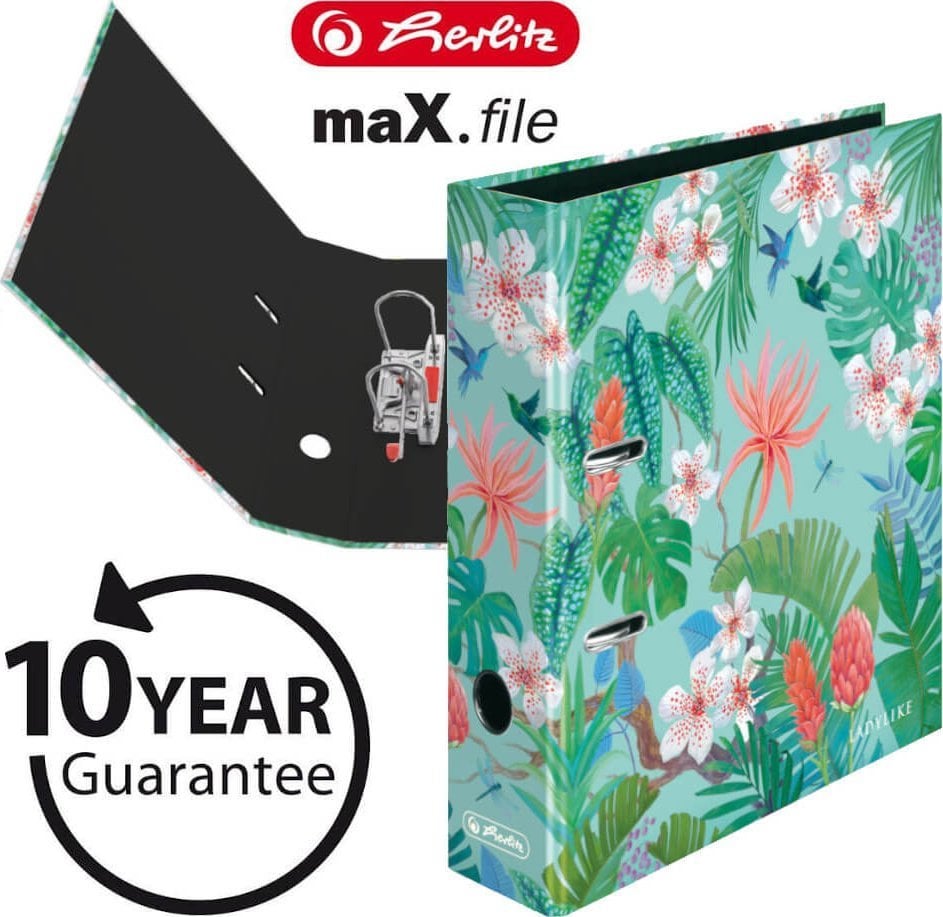 Herlitz Segregator A4 8cm Ladylike Jungle max file