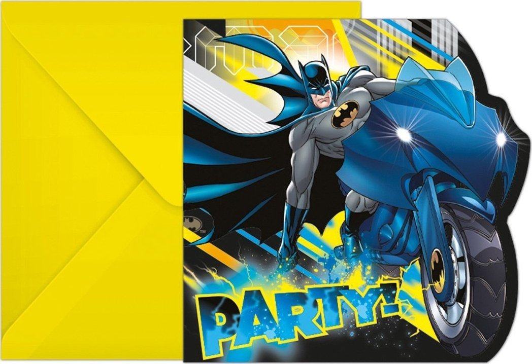 GoDan Zaproszenia Batman Rogue Rage 6szt.
