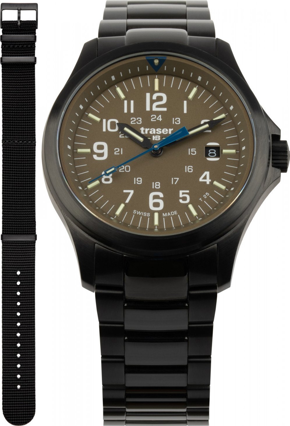 Zegarek Traser Zegarek męski Traser TS-111076 czarny