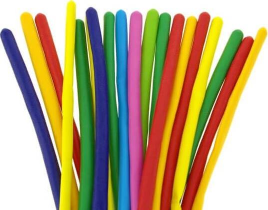 GMR Modeliny, rurki Animator - mix kolorów - pastelowe - 100 szt. Wysoka jakość. uniwersalny