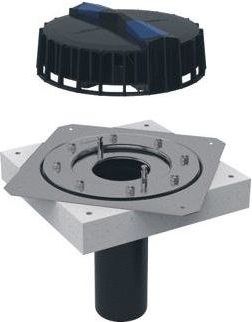 Geberit Wpust dachowy Pluviwa z kołnierzem - 359.098.00.1