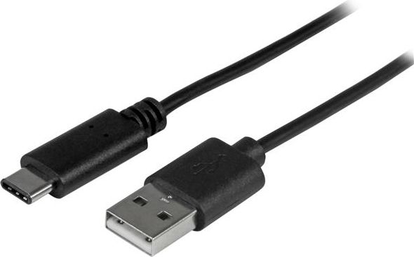 Kabel USB StarTech USB-A - USB-C 1 m Czarny (USB2AC1M)