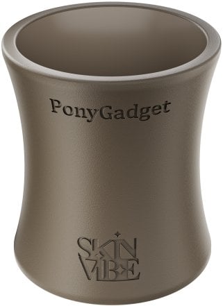 SkinVibe PonyGadget - Guma do włosów, brązowa, XL (SV-006BR)