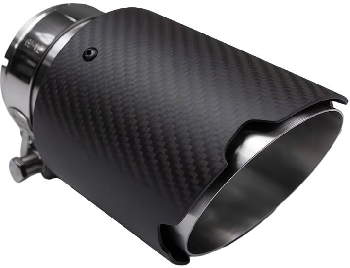 Końcówka tłumika 89mm wejście 70mm Carbon Matt