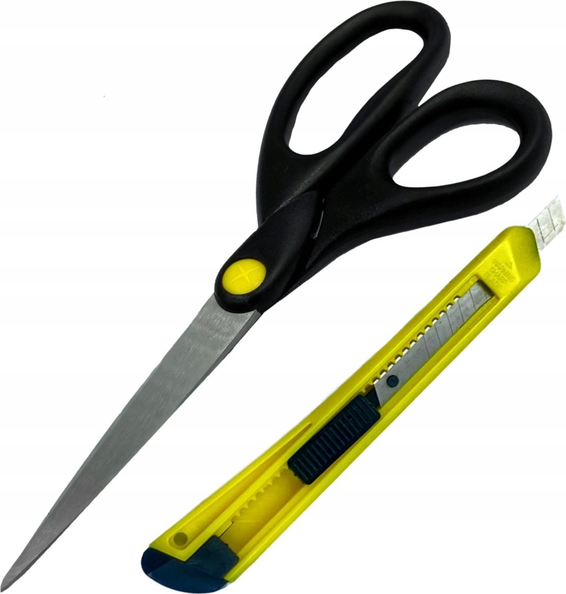 Isma Nożyczki uniwersalne 185 mm + nożyk do tapet 9mm