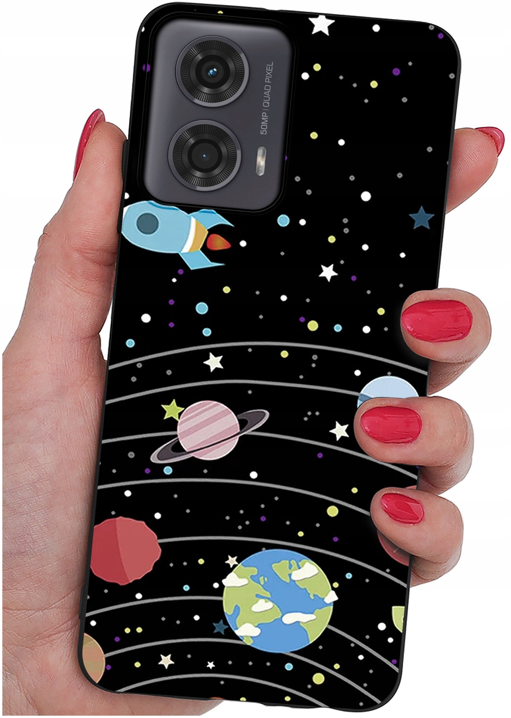 Etui do Motorola Moto G24 |G24 POWER |G04 |E14 WZORY |SILIKONOWE MATT SZKŁO