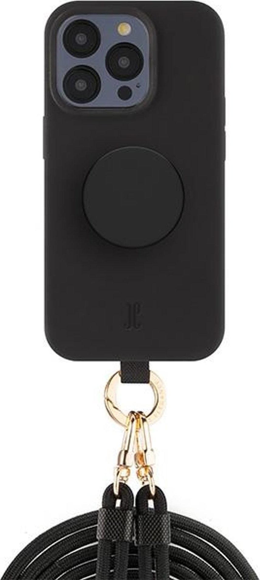 Just Elegance Etui JE 3in1 PopGrip iPhone 15 Pro Max 6.7" czarny/black 30486 (Just Elegance)