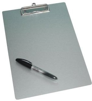 WEDO Klemmbrett A4 Aluminium