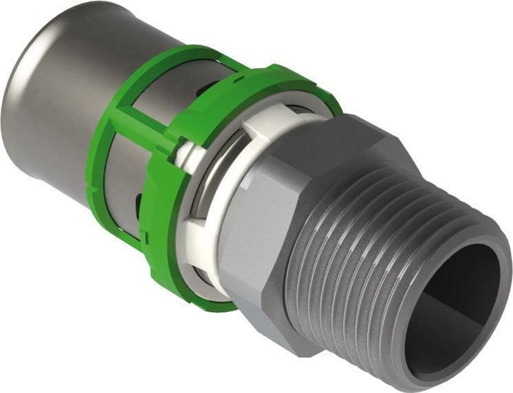 Złączka GZ zaprasowywana MultiSkin mosiądz/cynowany 26x1