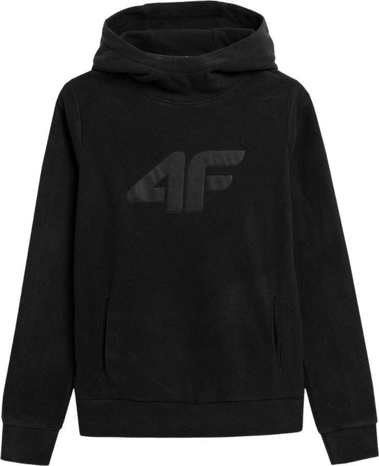 4f Bluza polarowa damska H4L22-PLD352 Głęboka czerń r. S