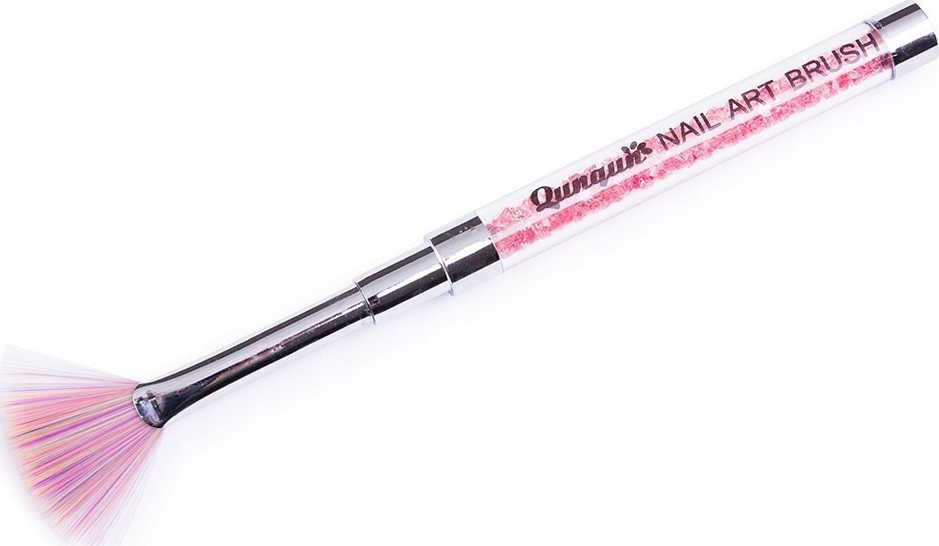 Cosmetics Zone Pędzelek wachlarzyk do pyłków z kryształkami