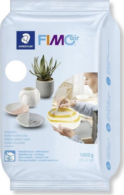 Masa modelarska Fimo air basic 1kg biały