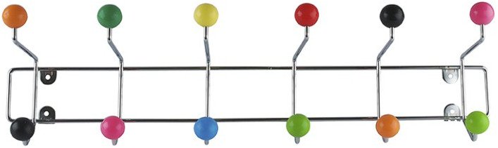 Wieszak na ubrania na ścianę SATURNUS COLORS, 53,5 cm