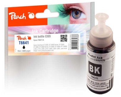 Tusz PEACH PI200-424 Epson CISS T6641 | black