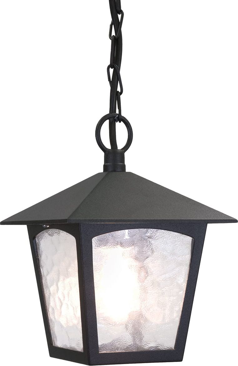 Elstead Lampa wisząca zewnętrzna czarna York BL6B-BLACK