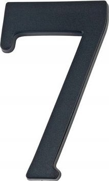 LOB Numer na dom cyfra 7 czarna 19 cm