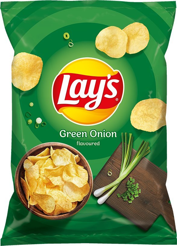 LAYs Lay's Chipsy ziemniaczane o smaku zielonej cebulki 40 g