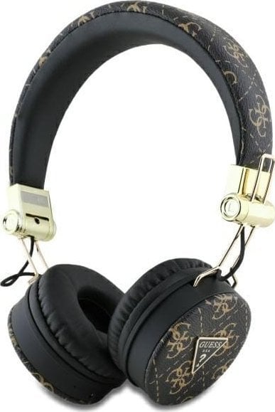 Słuchawki Guess Bluetooth ENC GUBH70E4PTMK on-ear headphones black/black 4G Triangle Round Shape
