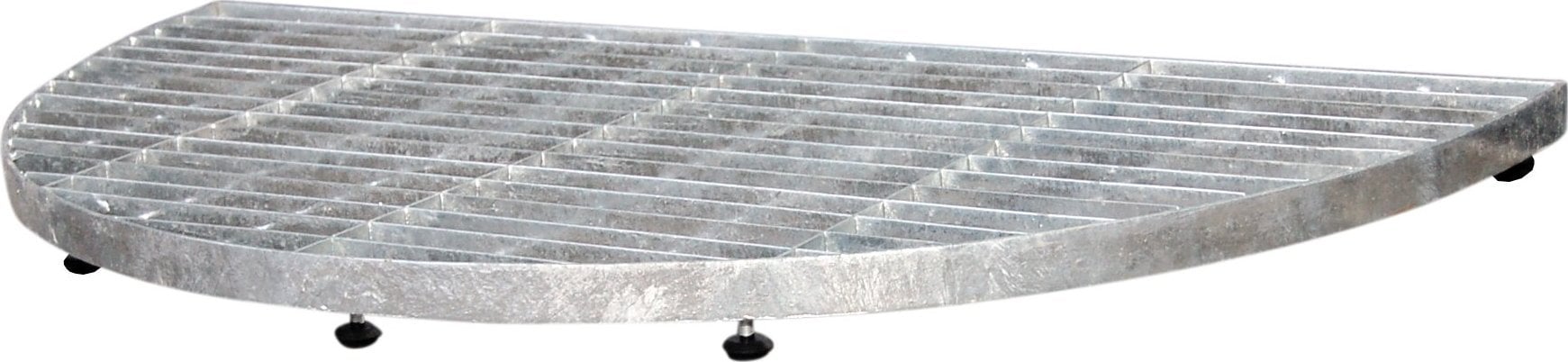 Home It Home>it® halvrund trinrist med 6 stillesko 40x80 cm galvaniseret