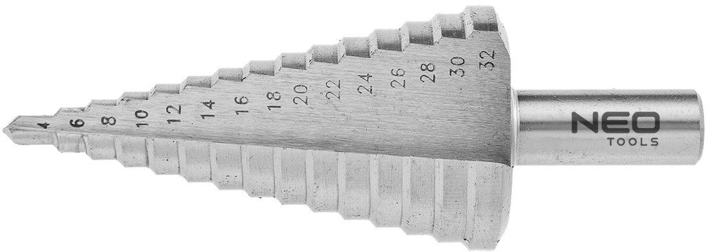 Wiertło stopniowe, 4-32 mm