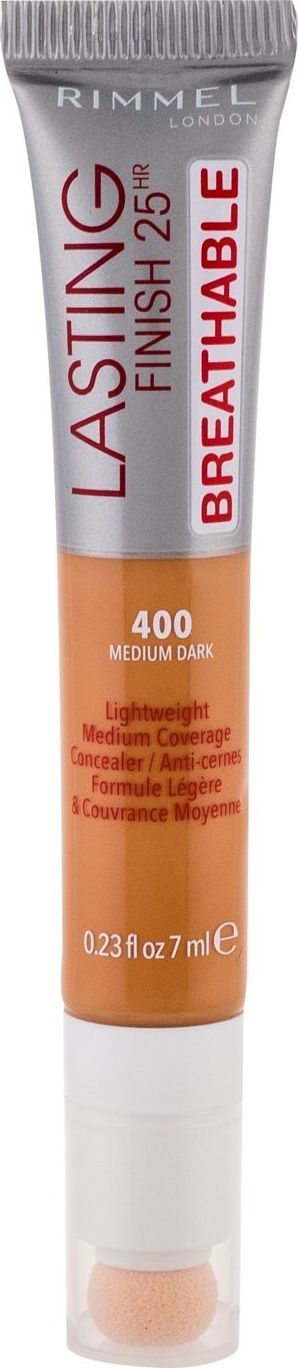 Rimmel Rimmel London Lasting Finish Breathable 25HR Korektor 7ml 400 Medium Dark