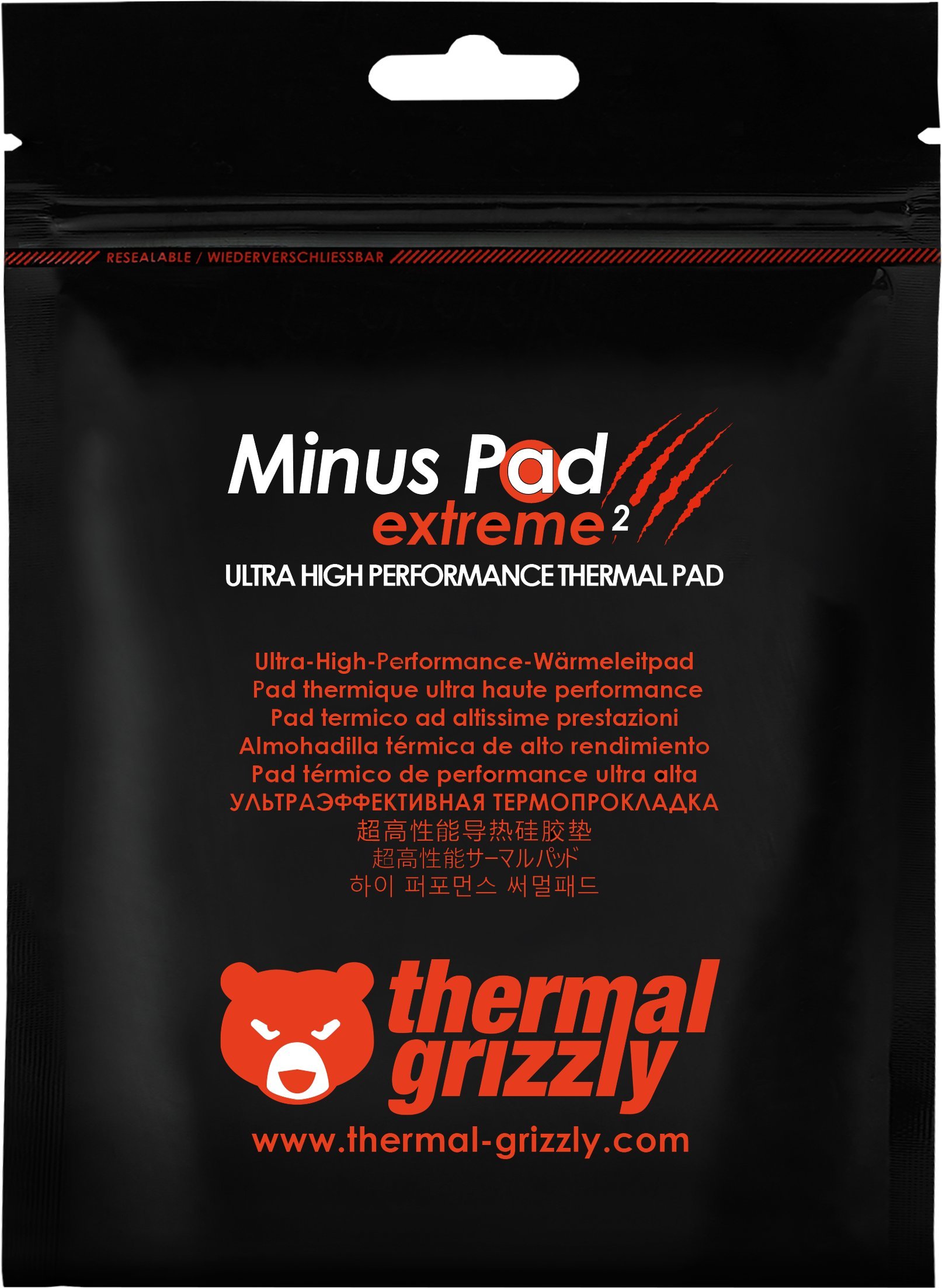 TG Minus Pad Extreme V2 - 100x 100x 2,0 mm