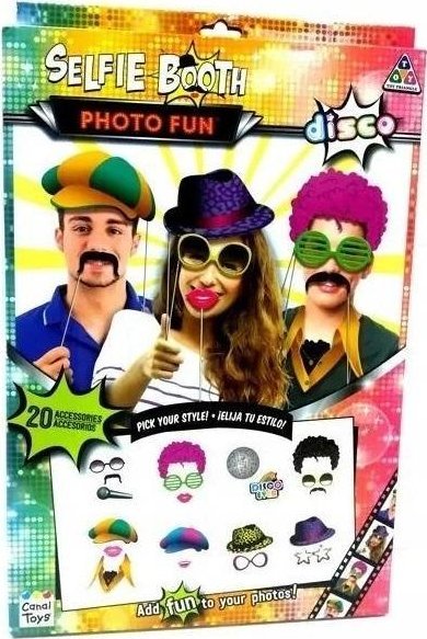 Selfie booth zestaw disco