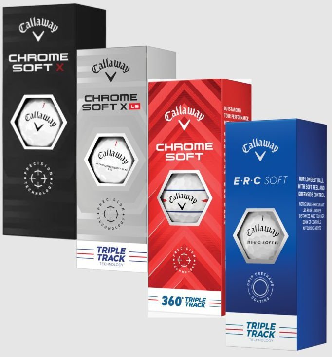 Piłki golfowe CALLAWAY, zestaw bardzo dobrych 3-wartowoych piłek 12 szt.