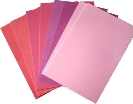 Pianka czerwono różowa 20x30cm 8 arkuszy