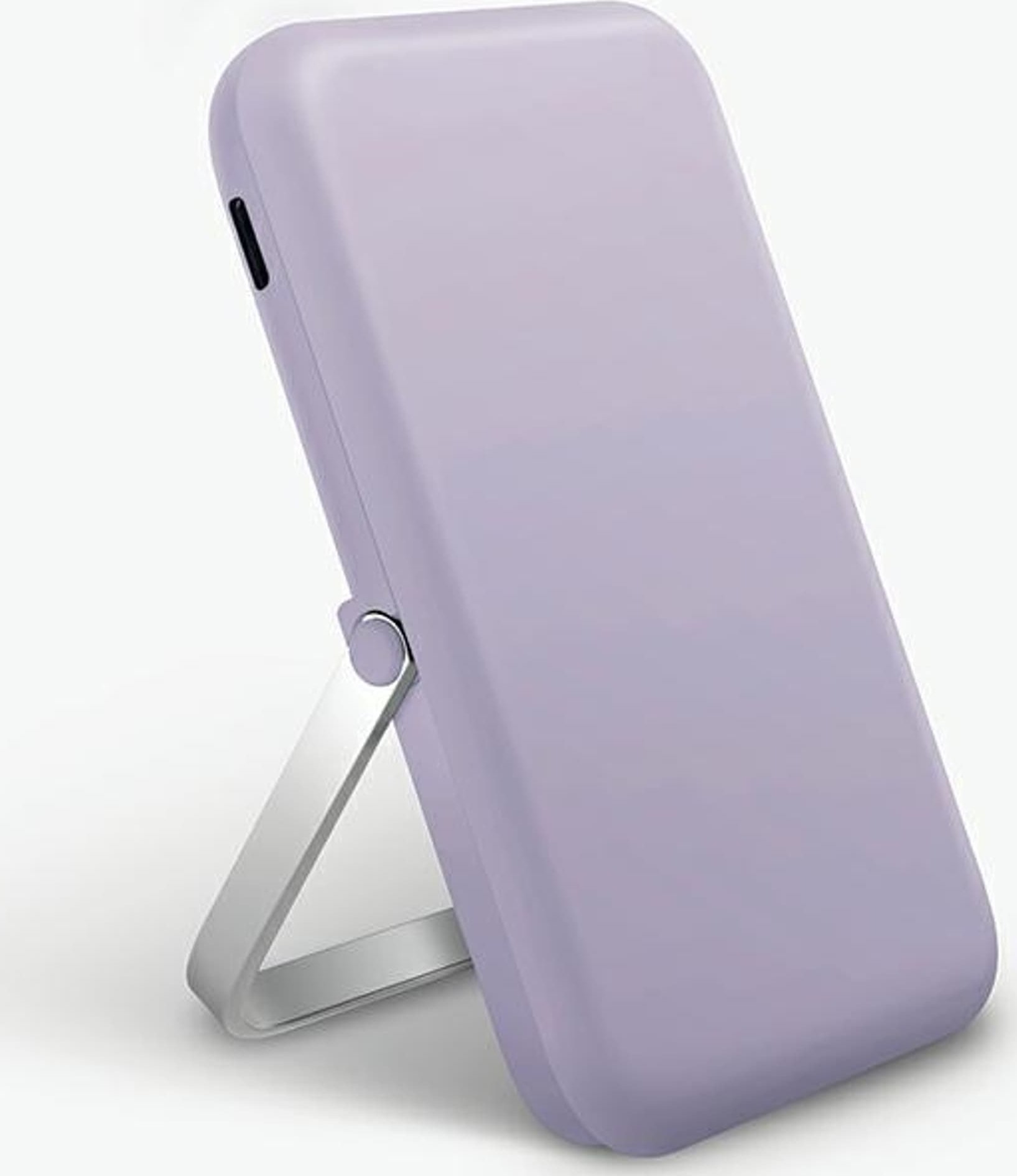 UNIQ Powerbank Hoveo 5000mAh USB-C 20WPD Fast charge Wireless Magnetic liliowy/lilac lavender