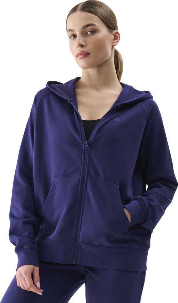 Bluza damska 4F F1763 granatowa 4FWMM00TSWSF1763 31S S