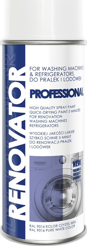DECO COLOR Farba do AGD lodówki pralki RAL 9016 biały śnieżny RENOVATOR AGD