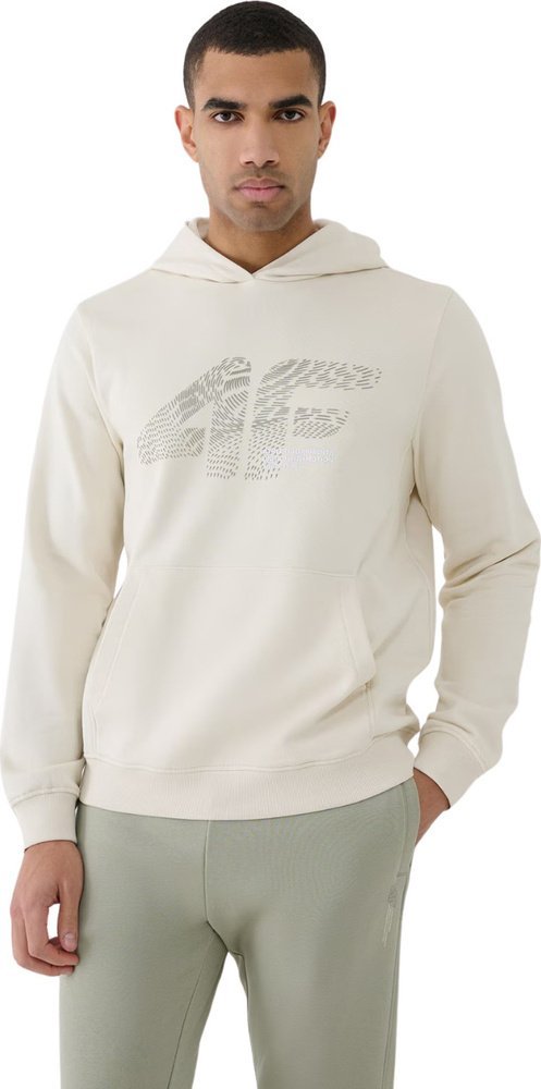 Bluza męska 4F M1585 kremowa 4FWSS25TSWSM1585 12S L