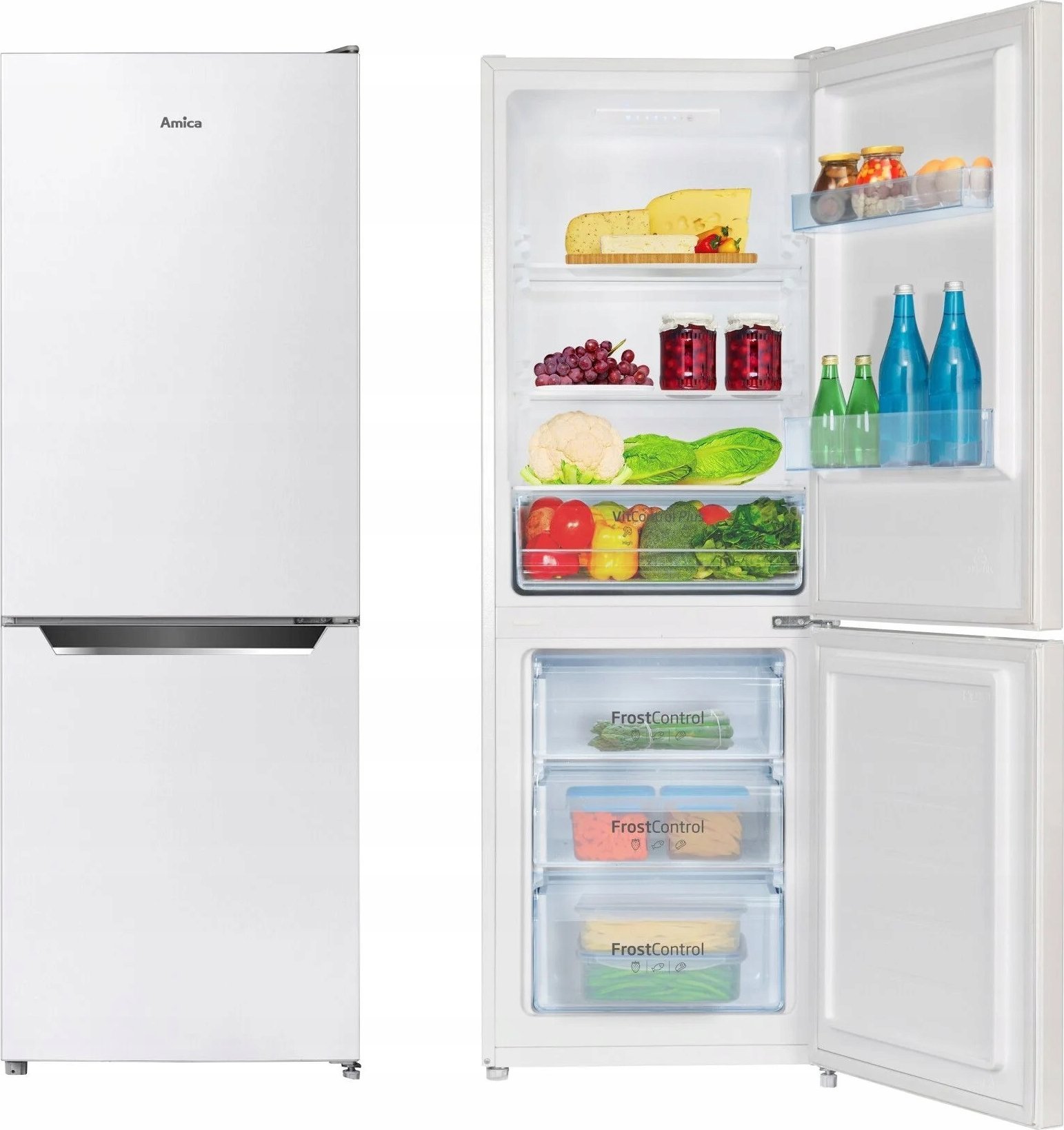 Zamrażarka Amica Chłodziarko-zamrażarka FK2425.4UNT(E)