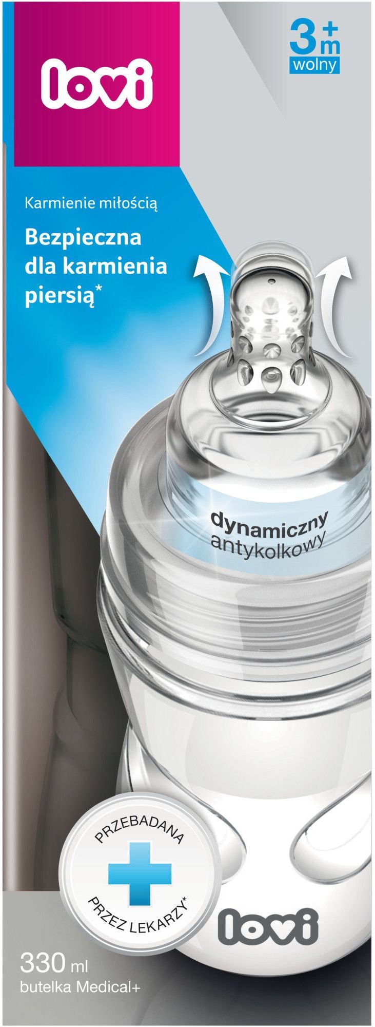 Lovi Butelka Medical+ 330 ml