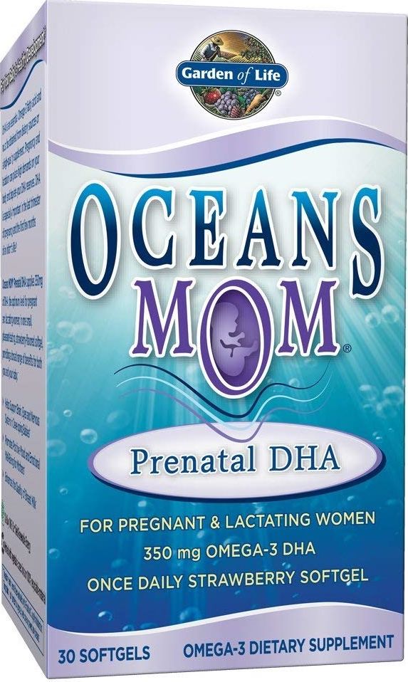 Garden of Life Garden of Life - Oceans Mom, Multiwitaminy dla Kobiet w Ciąży, 30 kapsułek miękkich