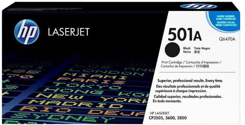 Toner HP 501A Q6470A 6 tys. K Oryginał