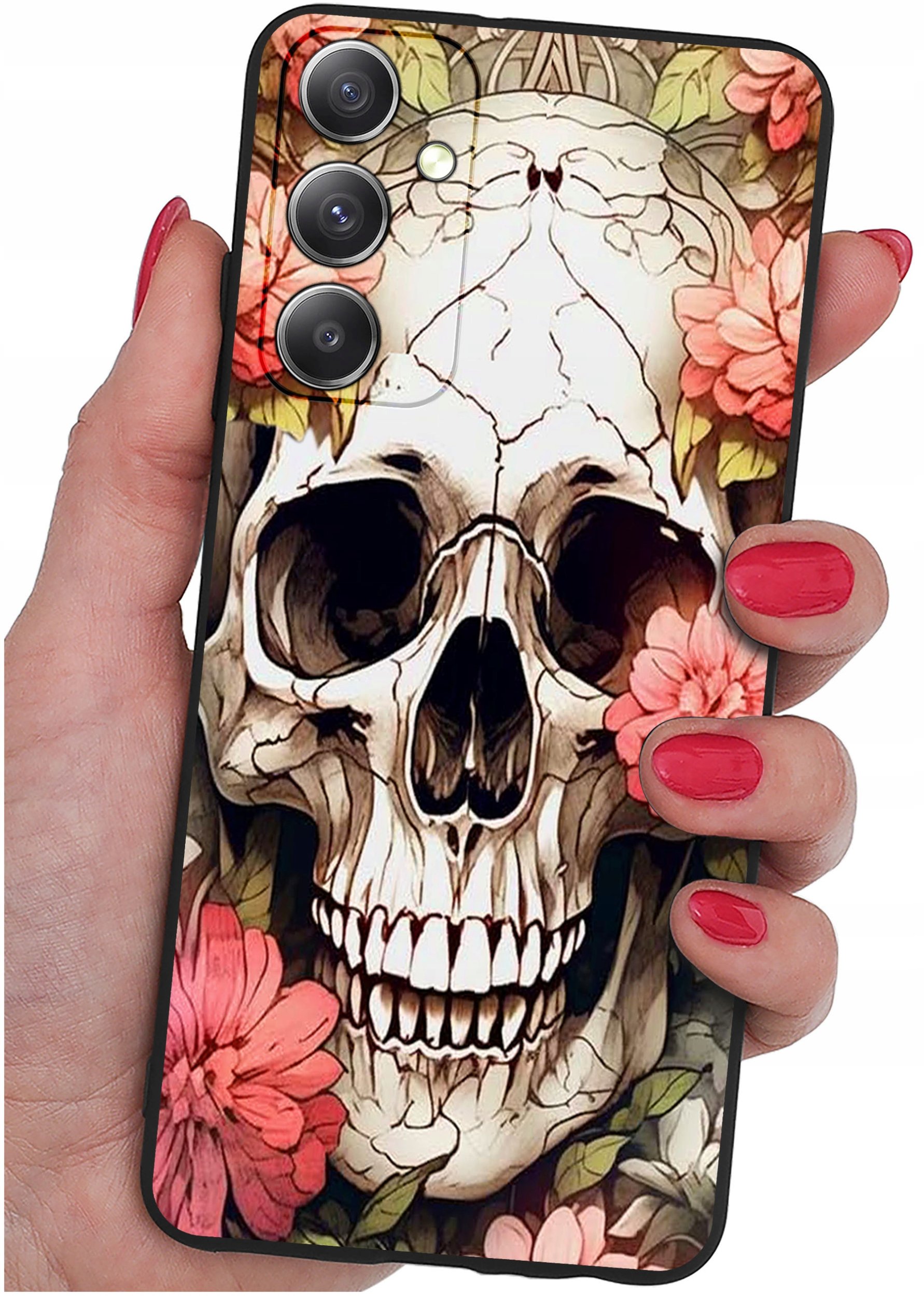 ETUI do Samsung Galaxy M23 5G WZORY |SILIKONOWE MATT CASE + SZKŁO 9H