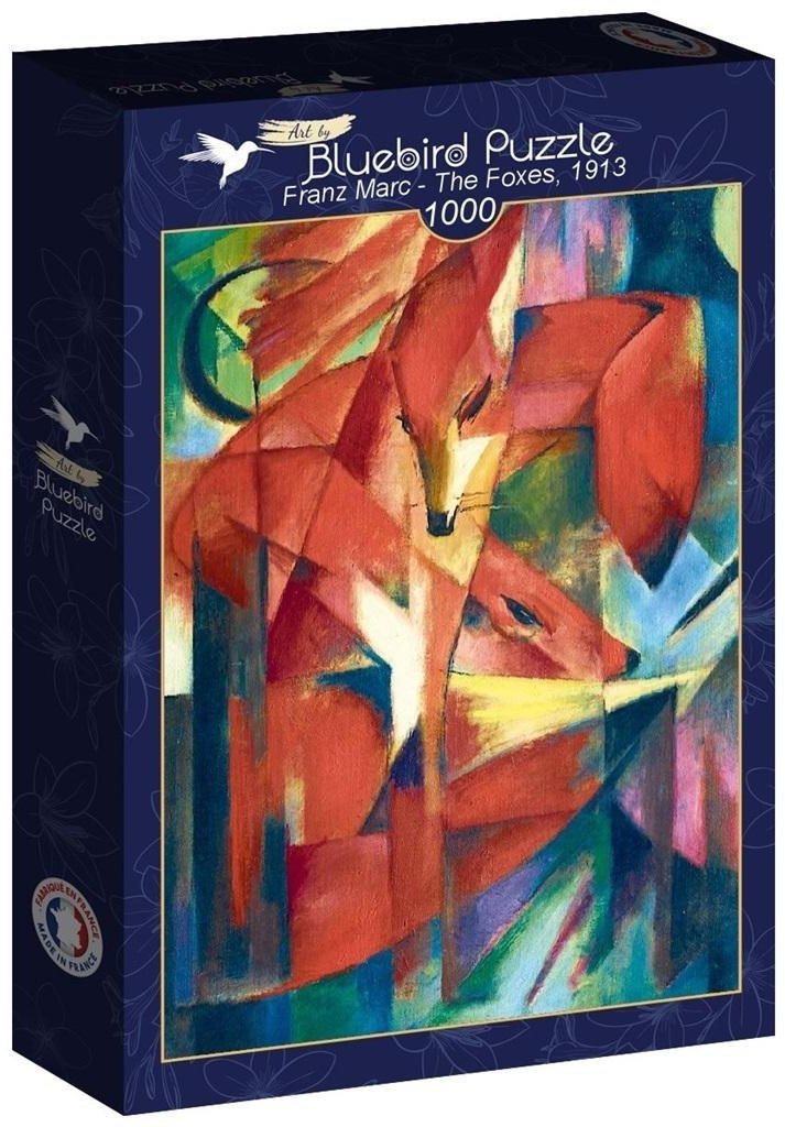 Puzzle 1000 Czerwone lisy, Franz Marc 1913