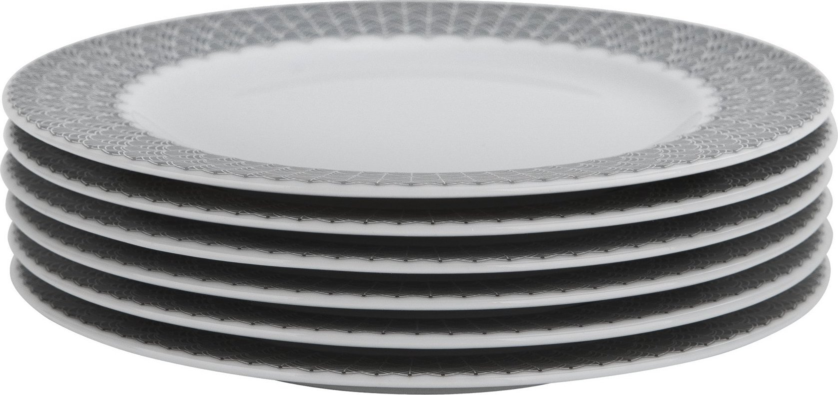 Ćmielów Komplet 6 talerzy deserowych 17 cm Flamenco