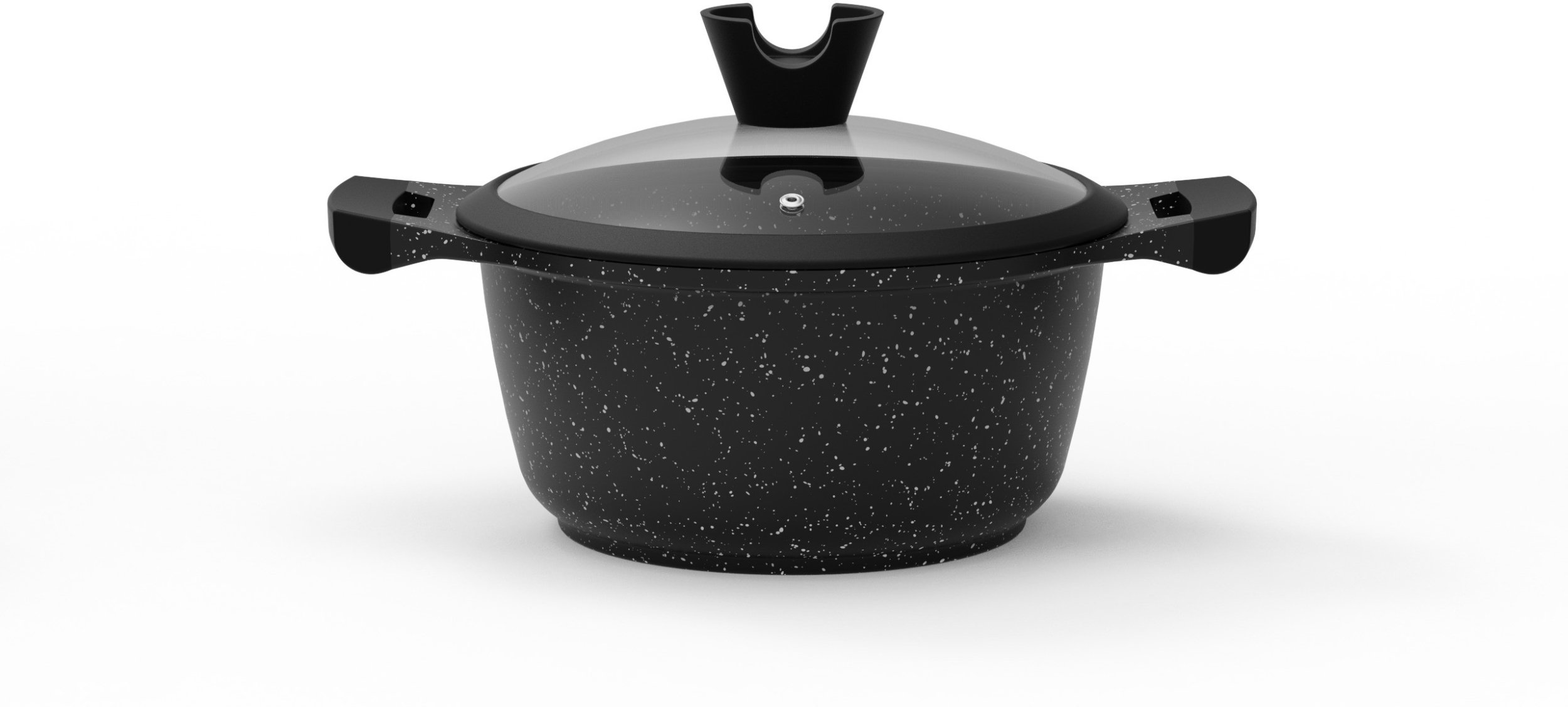 CASSEROLE DOMOLETTI BL MARBLE D20CM 2.6L