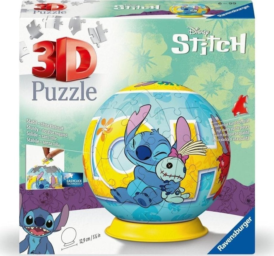 RAV puzzle 3D Stitch Kula 11596
