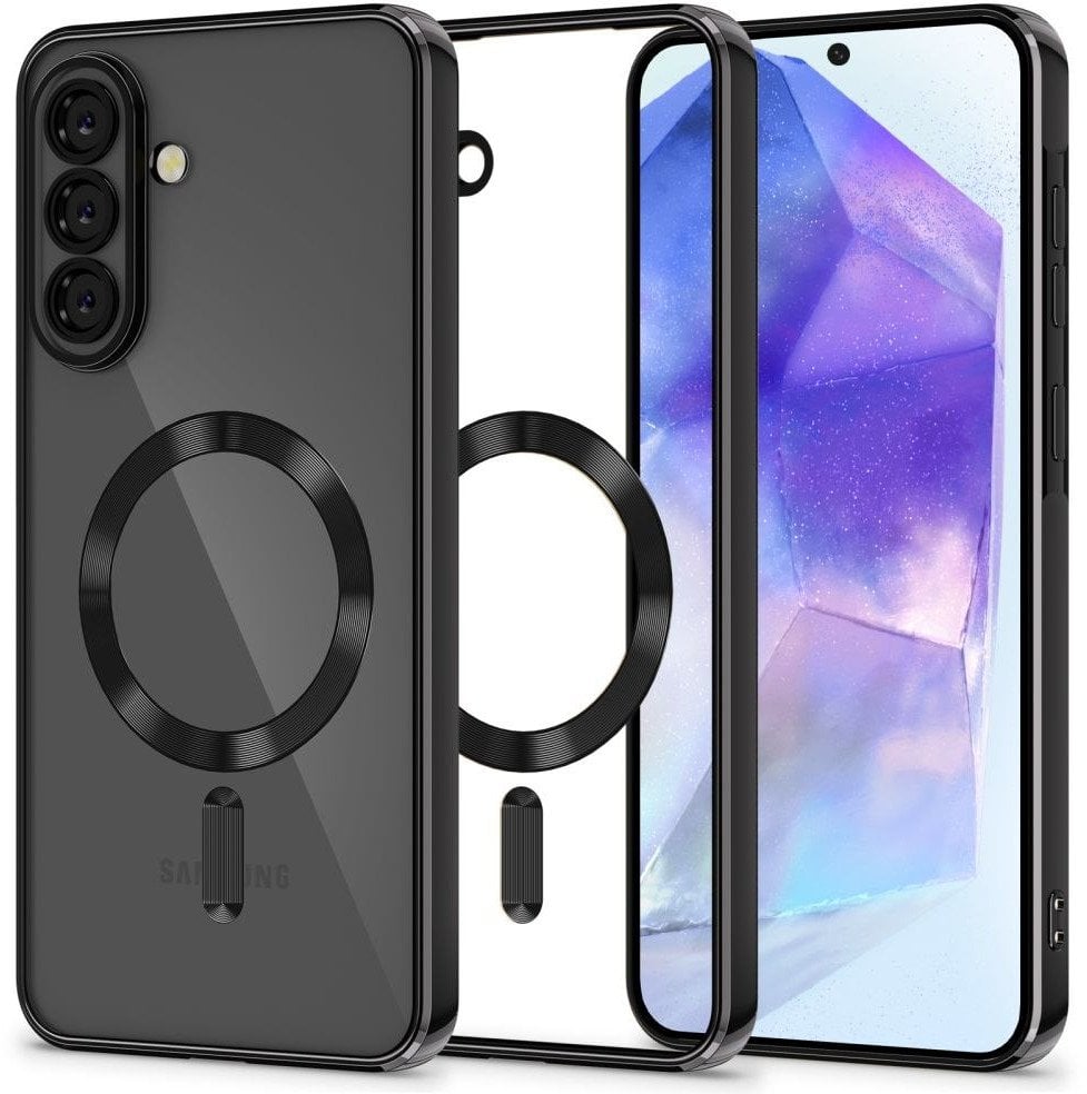 Etui Tech-Protect Magflex MagSafe Samsung Galaxy A56 5G Shiny Black