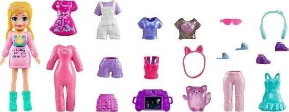 Polly Pocket Lalka + ubranka asortyment HRD60