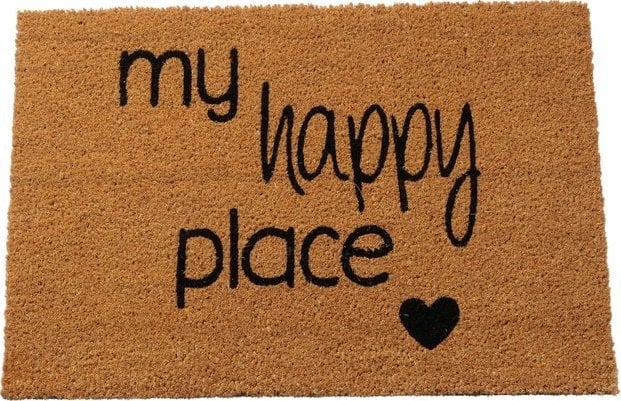 Boltze Wycieraczka z kokosa, HAPPY PLACE, 40 x 60 cm