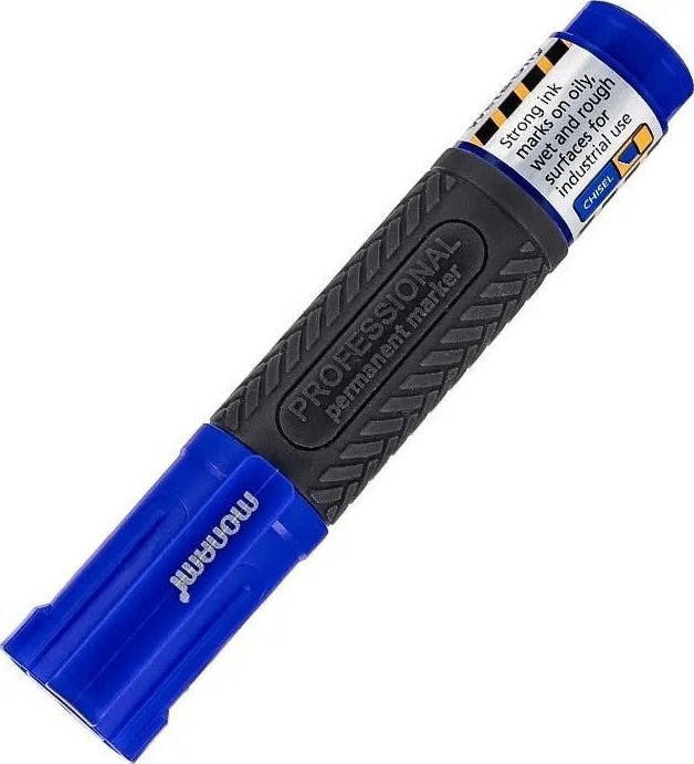 Marker permanentny niebieski (12szt) MONAMI