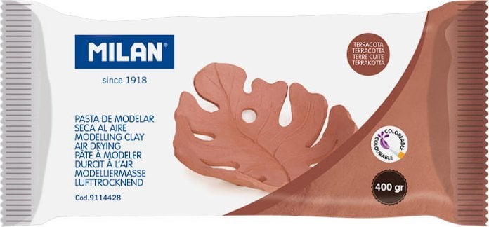 Teka Glina do modelowania air dry 400g br±zowa