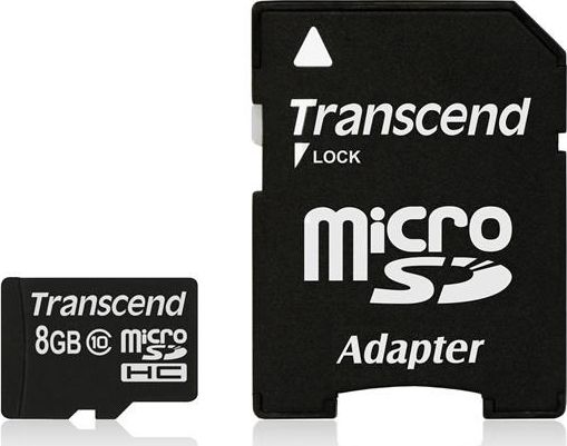Karta Transcend MicroSDHC 8 GB Class 10 UHS-I (TS8GUSDHC10)