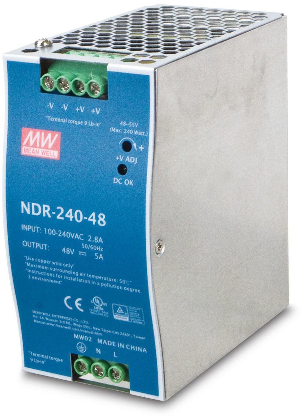 48V, 240W Din-Rail Power